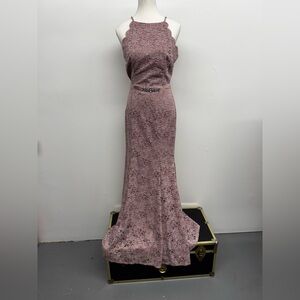 Windsor Mauve Lace Maxi Dress